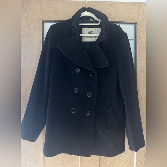 Burberry Jackets & Blazers - Burberry Women's Classic Black Peacoat